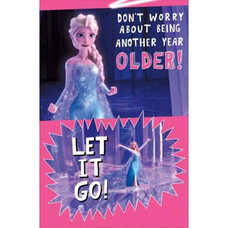Elsa Let It Go Disney Frozen Birthday Card £1.69